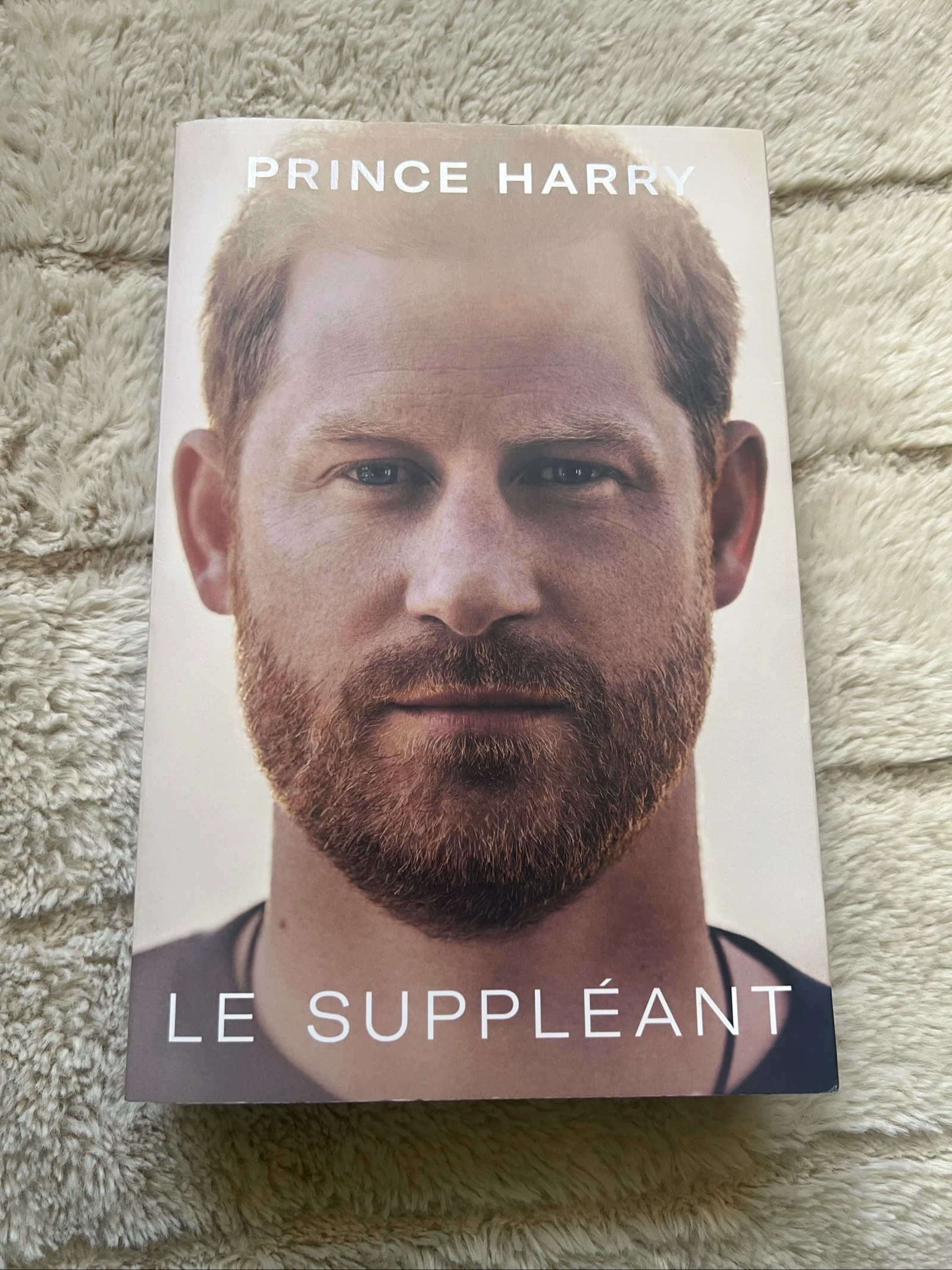 Livre Prince Harry Le suppléant 